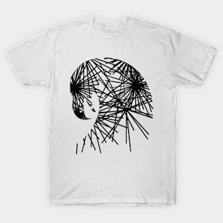 Eagle Fireworks Silhouette B&W T-Shirt